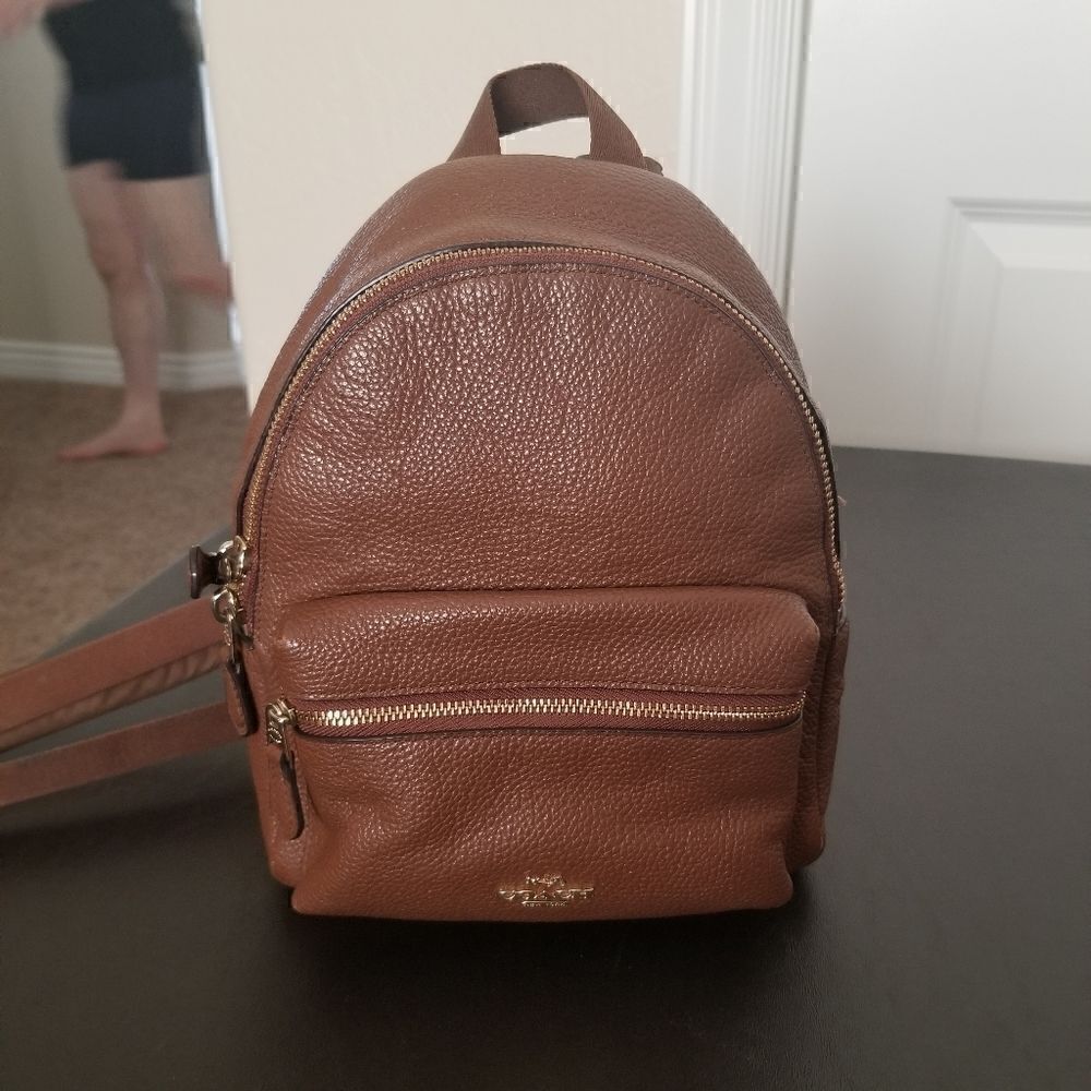 Coach Leather Mini Backpack - Picture 5 of 8
